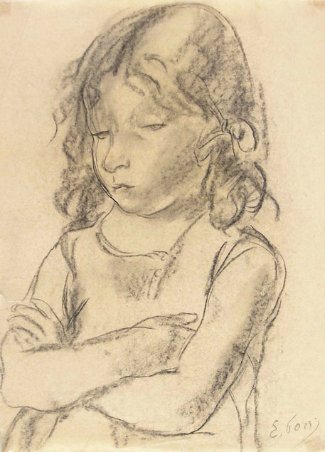 Ennio Pozzi, child with crossed arms